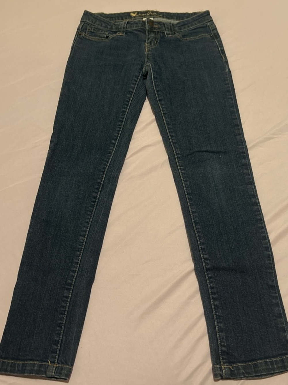 Wet Seal Women's Dark Blue Skinny Jeans